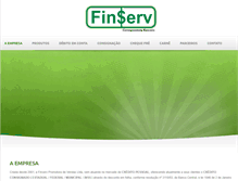 Tablet Screenshot of finserv.com.br